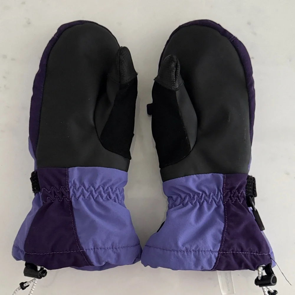 Land’s End Kids' Squall Two-Tone Purple Mittens